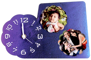 Clock with Photo Magnets