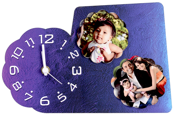 Clock with Photo Magnets