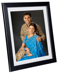 Black 10x12 inch Wooden Photo Frame