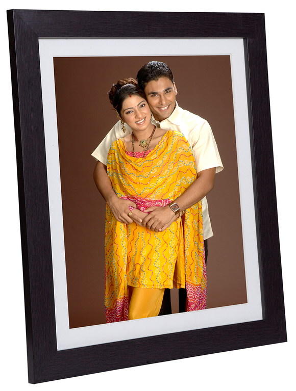 Dark Brown 10x12 inch Wooden Photo Frame