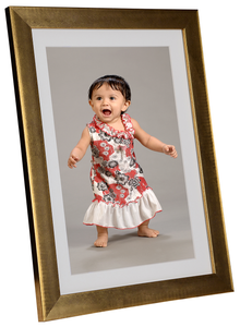 Gold 8x12 inch Wooden Photo Frame