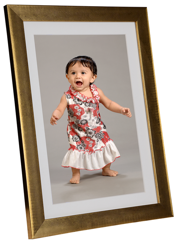 Gold 8x12 inch Wooden Photo Frame
