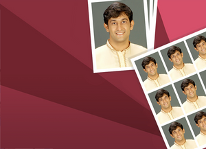Visa Photo Prints with Background Change